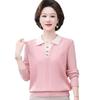 Mom's Age-Defying Sweater: Autumn/Winter Fashion for Middle-Aged Women - Simple Knit Blouse