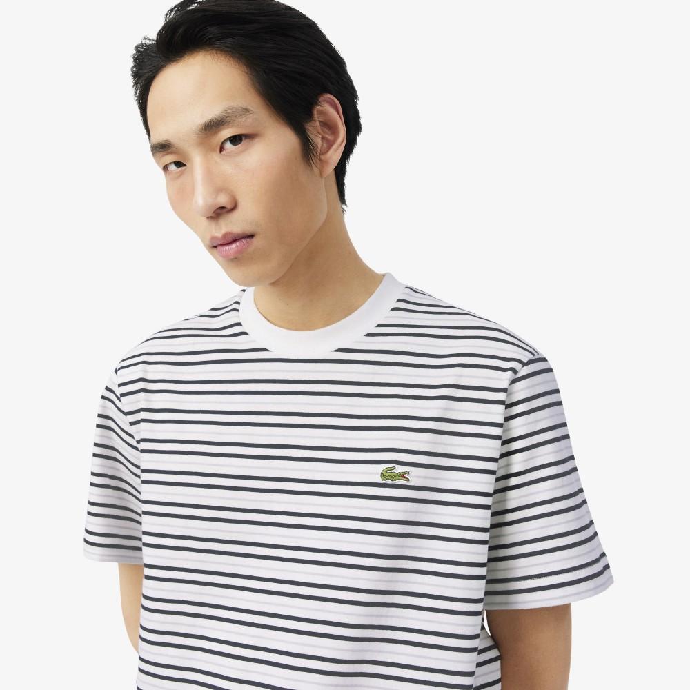 [Lacoste] Men's Multi-Stripe Short-Sleeve T-Shirt TH0874-56G7XI