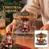 Acrylic Santa a Christmas Ornament, Flat Acrylic Holiday Tabletop Decoration, 1