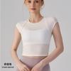 Pilates Sports Style T-shirt Yoga Clothes Summer Thin Fitness Training Running Slim and Thin Short-sleeved Top