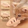 Self-beating Stick Feline Fun Interactive High Quality Self-entertainment Mint Scent Fish Shaped Cat Toy Silicone Cat Toys