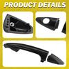2Pcs Rear Front Left Exterior Outer Door Handle for Hyundai Accent 2012-2017