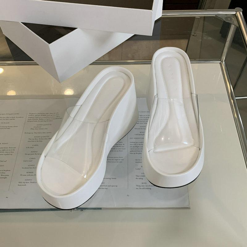 Summer open-toed casual shoes platform women's cool slippers version beach shoes one-word