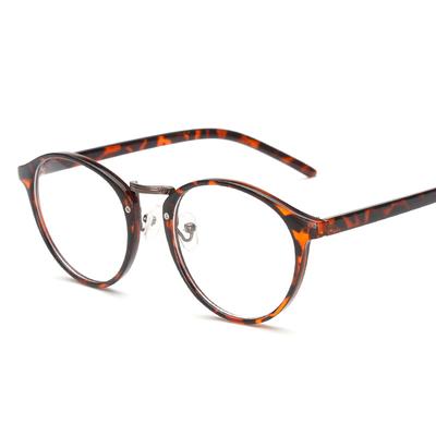 Schlichte Brillenfassung Computerbrille Brille rund transparent Optische Brille Damen Herren Brillengestell für Damen und Herren