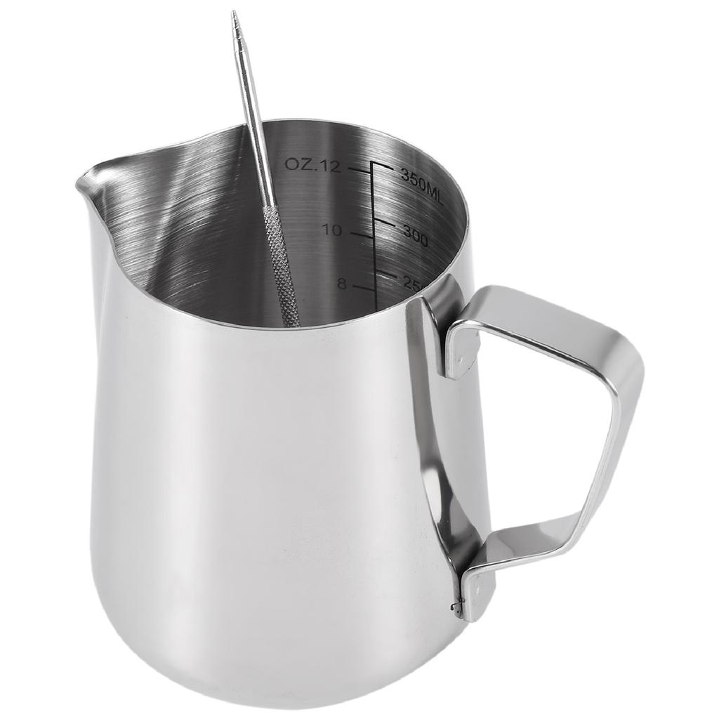 Good-Milk Frothing Pitcher 350Ml (12Oz)Steaming Pitchers Stainless Steel Milk Coffee Cappuccino Latte Art Barista Steam Pitchers