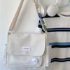 Women Crossbody Bag Large Capacity Adjustable Strap Shoulder Bag Casual Student Messenger Bag Ins Retro Daily Commuter Bag Tote Bags Men