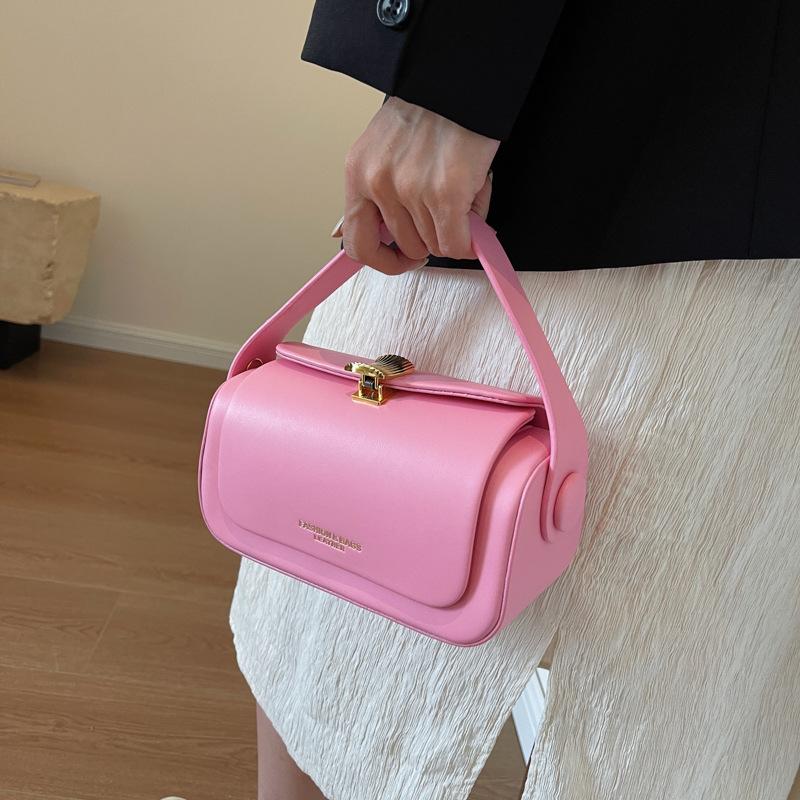 Box Bag, Hand-held Small Square Bag, New Trend, High-end and Versatile Single Shoulder Crossbody Bag