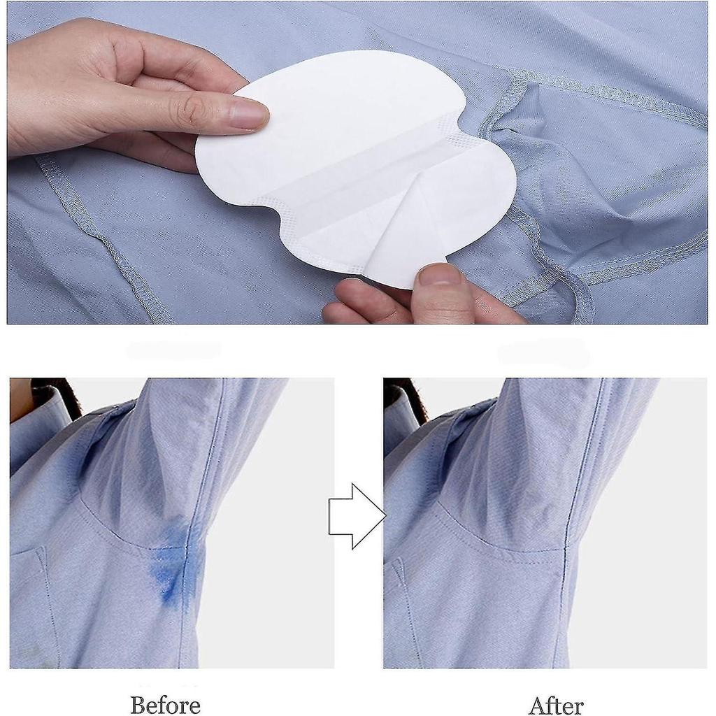60 Pieces Antiperspirant Pads Invisible Underarm Sweat Pads Comfortable Disposable Underarm Pads Ant