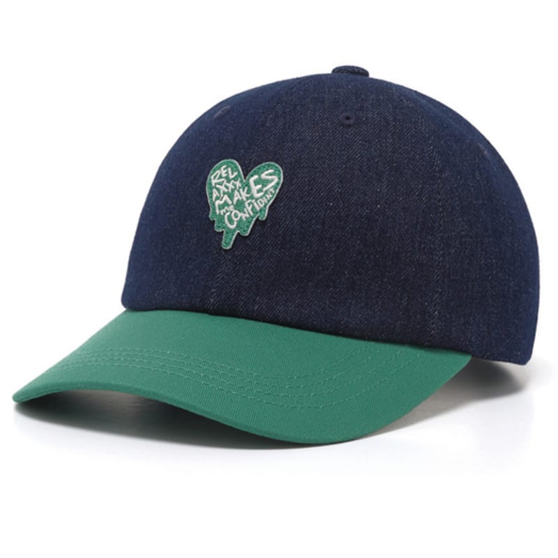 RXMC Melting Heart Two Tone Ball Cap_BLUE/GREEN
