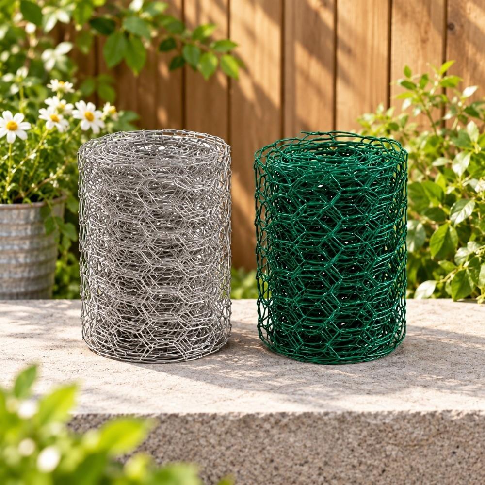Flexible Hexagonal Wire Mesh Flower Support Craft Netting Flower Arranging