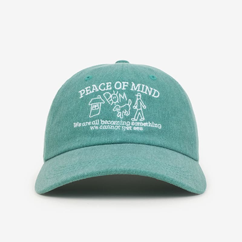 BALLOON FRIENDS MESSY ADVENTURE Peace Of Mind Pigment Ball Cap Green