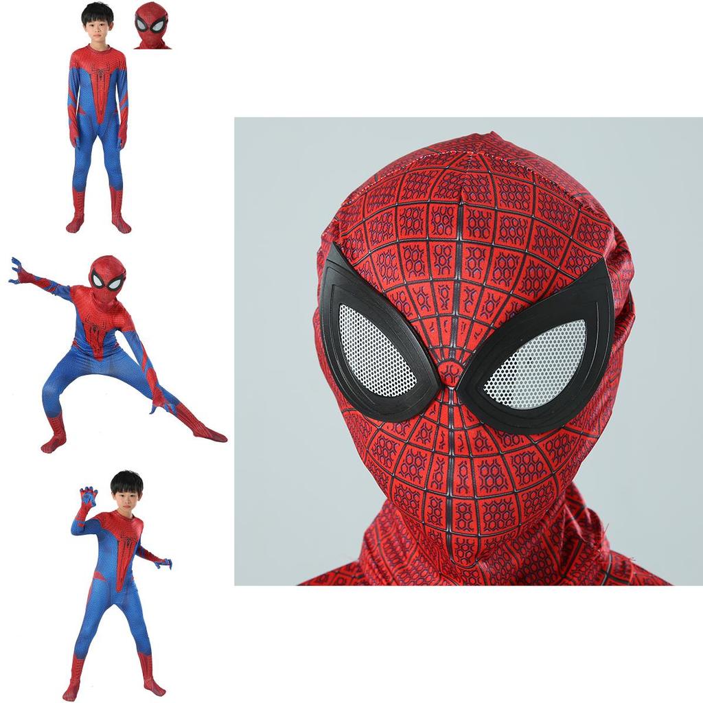 Úžasný kostým Spider-mana Petera Parkera Zentai oblek na Halloweenskou párty