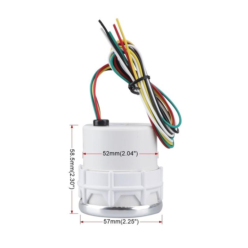 2"(52mm) Smoke Lens Car Pointer 270 Degree Oil Temp Gauge /oil Temperature Meter/car Meter YC101229
