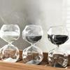 Eco-Friendly High Borosilicate Irregular Glass 30 Min Hourglass Sand Timer Multi Sand Color Minimalist Nordic Desk OrnamentBirthday Gift