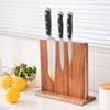 Magnetic Tool Holder Double-sided Magnetic Kitchen Knife Holder Wooden Tool Rack No Punching Tool Storage Rack