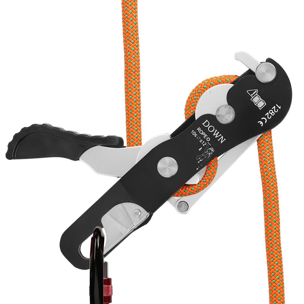 Selbstbremsender Kletterkarabiner Kletterabseilgerät Selbstbremsende Seilklemme Greifer Kletterzubehör
