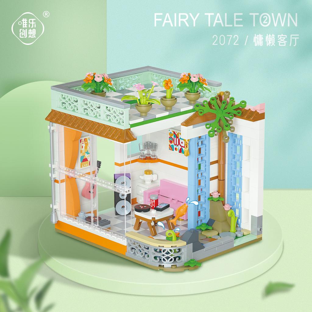 Compatible Lego Building Block Mini City Building Street View Snack Street Puzzle Children'S Toys Boys And Girls Institutional Gifts
