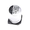 SMD Aluminum Electrolytic Capacitor 25V 220µF, 8x10.5mm