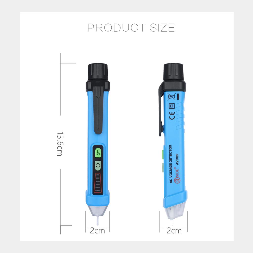 Smart Non-contact voltage detector BSIDE AVD05 pen test pencil Alarm meter Socket voltage check Pen Sensor Tester