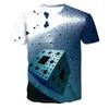 New Summer Men's 3d T-shirt Casual Short-sleeved O-neck Fashion Funny Printing T-shirt Men
