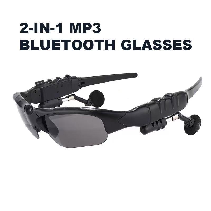 Smarte polarisierte Bluetooth-Sonnenbrille mit 5,4-Kartensteckplatz und Ohrhörern für Sport, Musik, MP3-Player