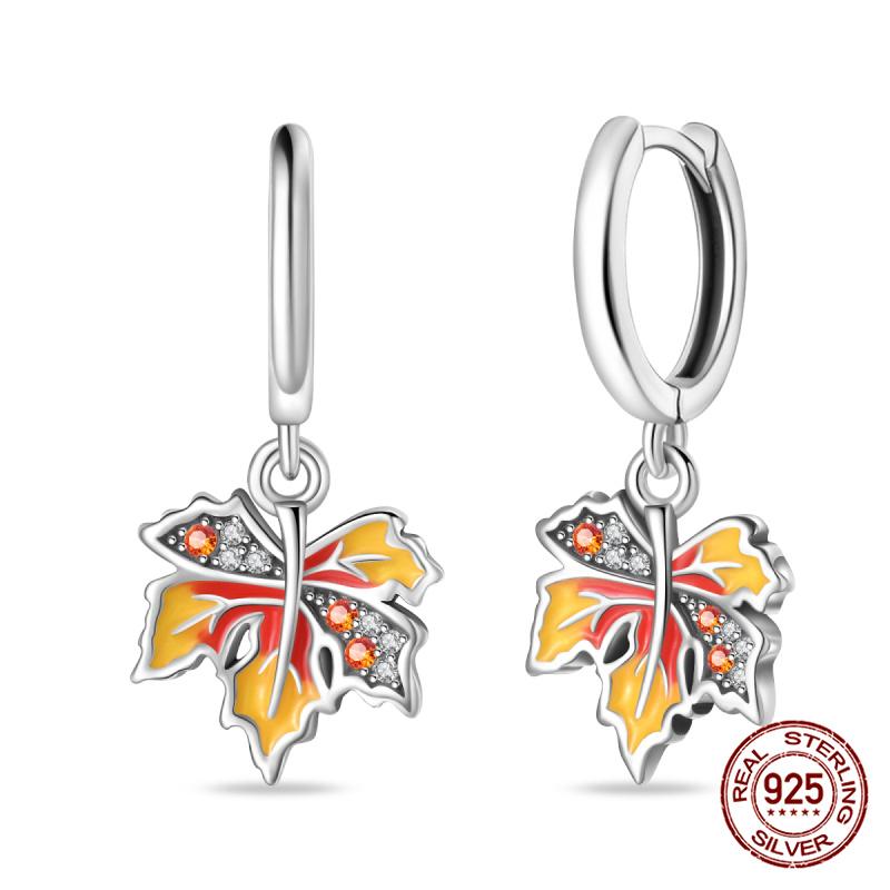 Original 100% S925 Silver Sunflower K Gold Pendant Earrings Iris Earrings Ladies Birthday Anniversary Gift