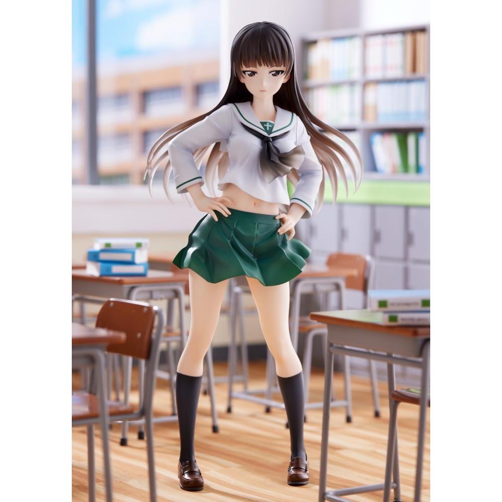 Wave Dream Tech Girls & Panzer Senshado Daisakusen Shiho Nishizumi [Oarai Girls] 17 skala PVC-malt ferdig figur