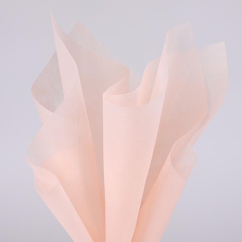 Carta da Bouquet Impermeabile Personalizzata - Materiale da Imballaggio per Fiori in Cotone a Tinta Unita
