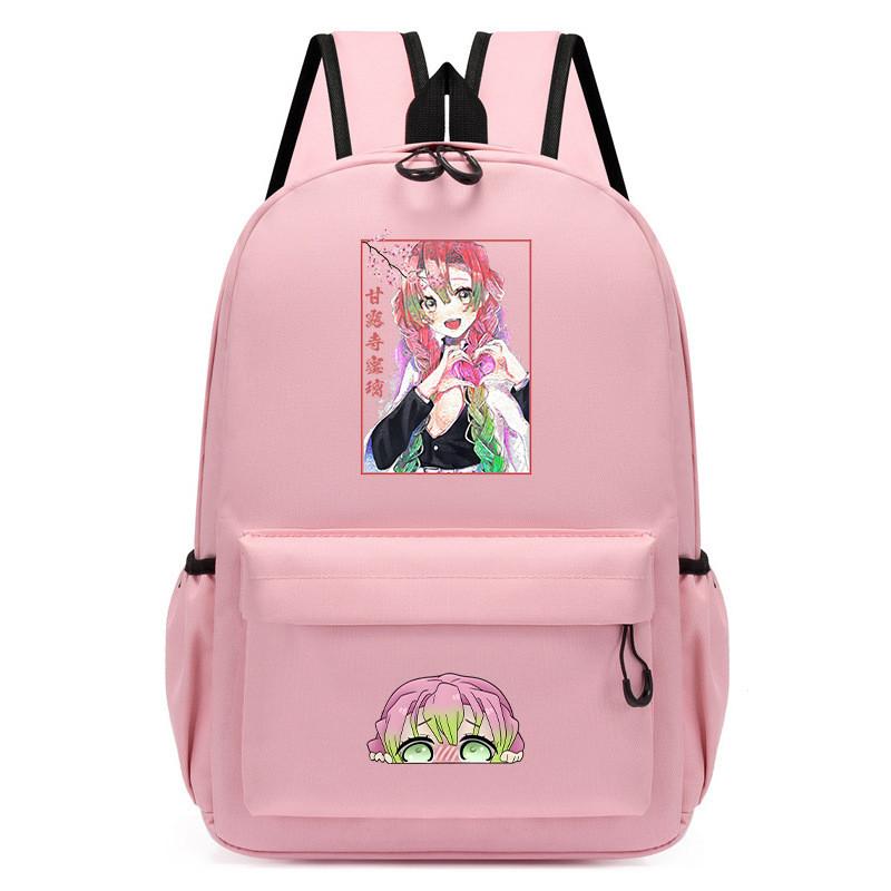 Demon Slayer Casual Backpack Student School Waterproof Small Cartoon Bag