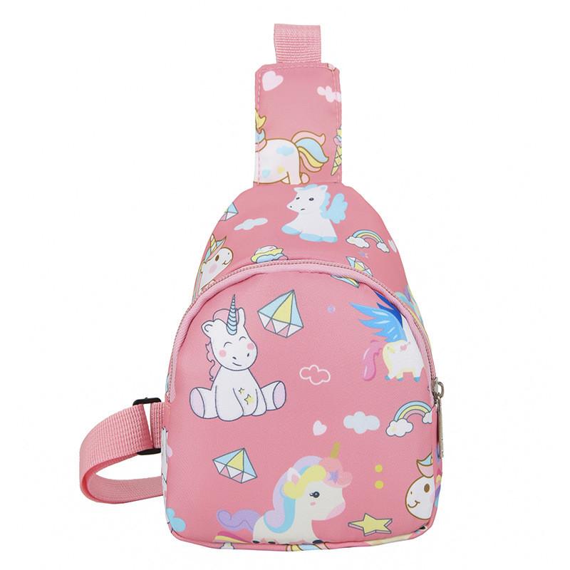 Dinosaur Print Cute Pattern Coin Purse Crossbody Bag Boys And Girls Chest Bag