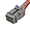 1/5/10 PCS For 6 Way Fuel Pump Flange Harness Connector Plug For Hyundai Tucson Kia Sportage 0090-636