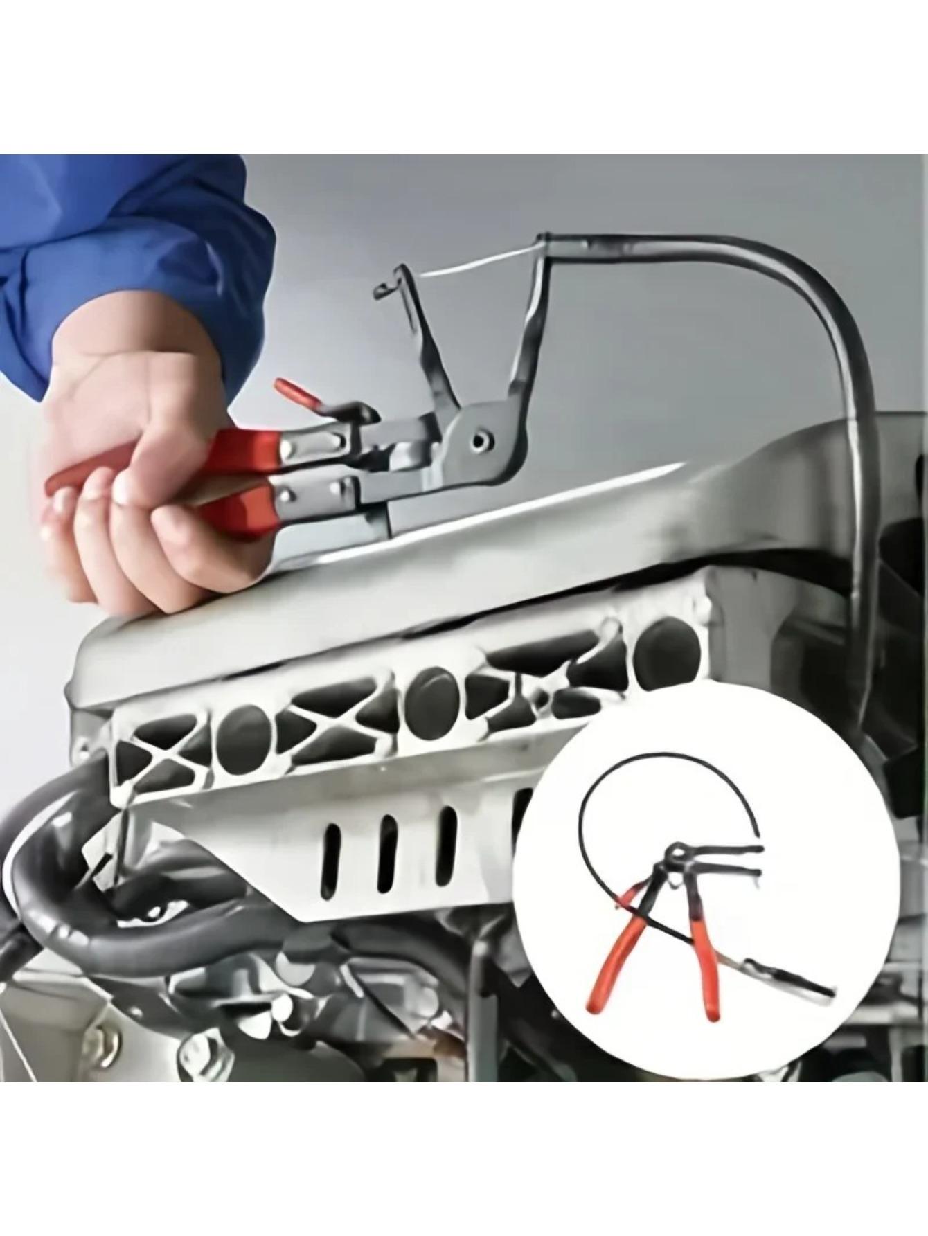 

Хомут для шланга, инструмент для разборки автомобиля, хомут для шланга с проволочной пружиной с длинной ручкой, ремень для нагрева радиатора системы охлаждения автомобиля, плоский или большой зажим красный