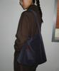 Pote 0007 Layered Pouch Hobo Bag_Corduroy Navy