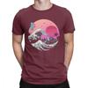 Sunset Palm Tree Vintage Tee Shirt 80s Synthwave Clothes Vaporwave T Shirt Mens TShirts Japanese Colors Streetwear
