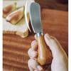 Wood Handle Vertical Butter & Jam Spreader - Dual-Function Knife for Cutting & Spreading Cheese