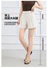 Summer Solid Color Simple Thin Elastic High Waist Casual Pants