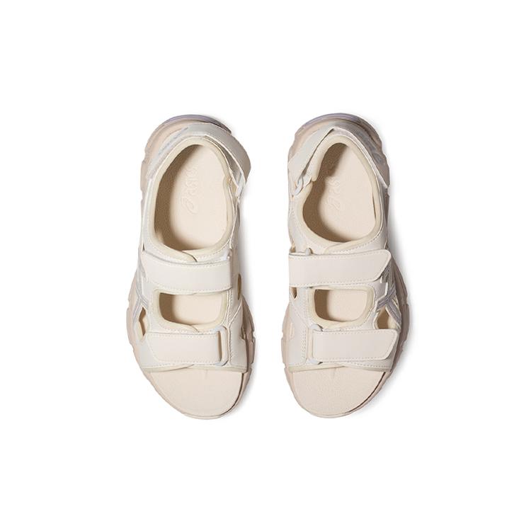 New Asics Kahana Sd Outdoor Sports Unisex Beige Purple Sandals 'Cream Graypurple' 1203A130-102