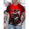 Men's Wolf Dragon T-Shirt Design Comfort Short Sleeve for Casual Streetwear T Shirt Men Women's Shirts Kids Tshirt
