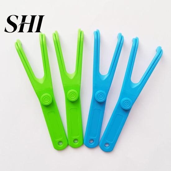 Cleaning Tool Interdental Cleaner Portable User-friendly Effective Y Type Gentle Health Tooth Healthy Care Plastic Dental Floss Replacement Rack for
