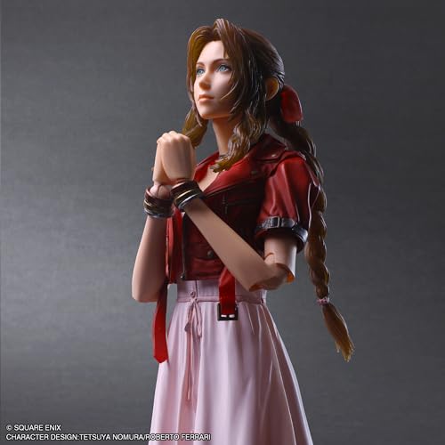Final Fantasy VII Remake PLAY ARTS Kai Aerith Gainsbourg Reverse PVC Painted Movable Figure