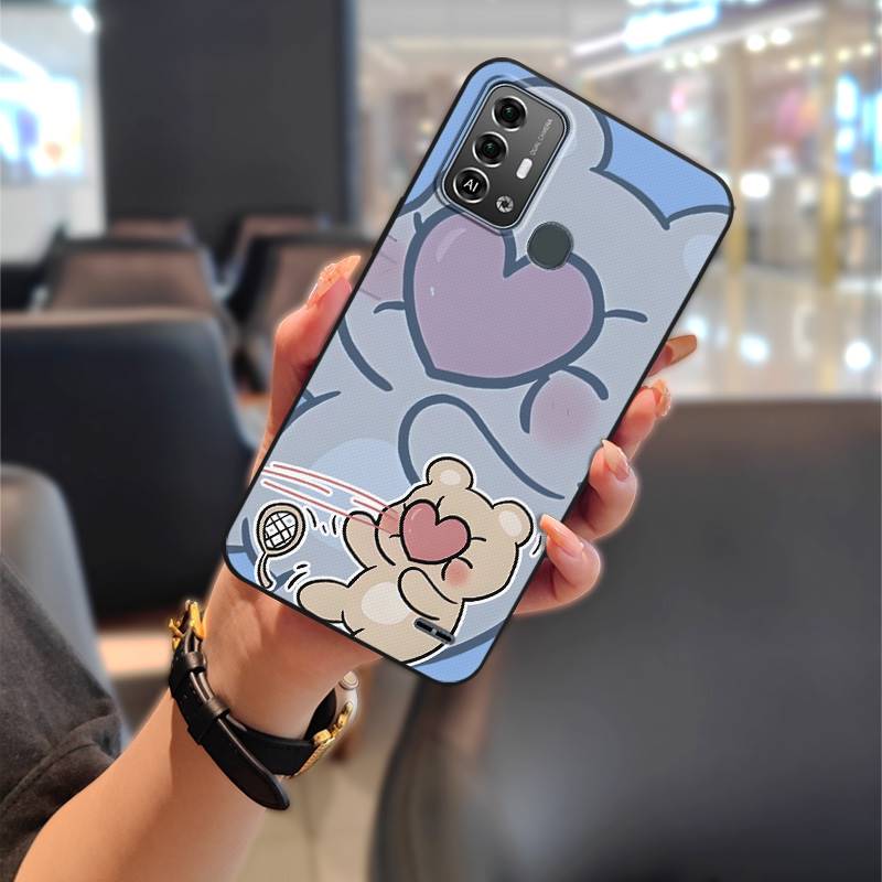 Anti-dust Graffiti Phone Case For ZTE Blade A53 Pro Dirt-resistant Waterproof Cartoon Cute Fashion Design Protective TPU