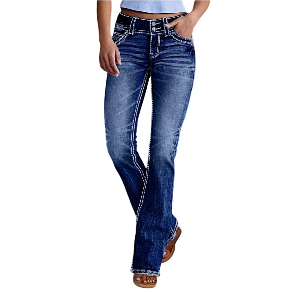 Pantaloni Casual Colorati alla Moda da Donna, Jeans Colorati Versatili Slim Fit
