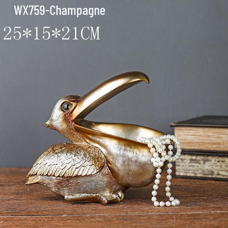

European Home Décor Ornaments: Wealth-Inspired Key & Shoe Storage for Living Room & Entrance