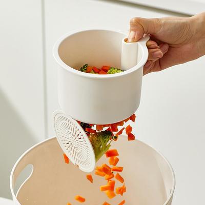 Creative Sink Hanging Strainer Basket Openable Bottom Cover Detachable Kitchen Garbage Filter Multifunctional Quickly Drain