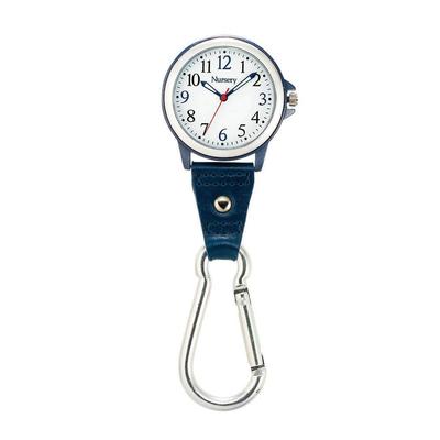 Nursely Simple Carabiner Luminous Watch, Inverted Dial, Nurse Watch, Nurse Supplies, Nursing, Medical, Nurse Goods, Navy, 1037268A