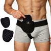 Men Hernia Truss Belt Adjustable Fastener Groin Support with Removable Pads for Sports Activity Post Operation