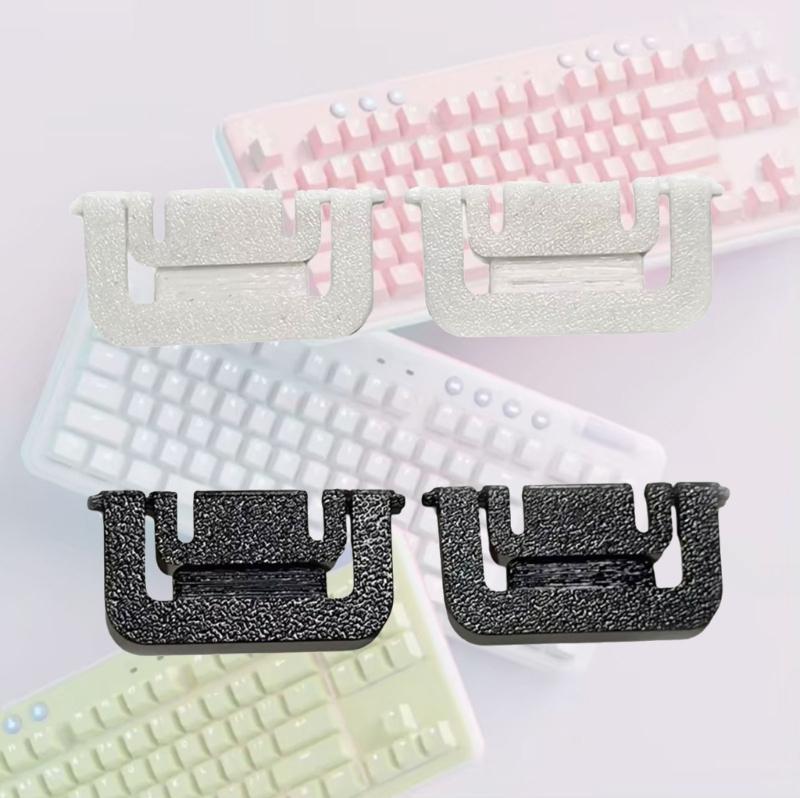 2Pcs Keyboard Feet Upgraded Keyboard Bracket Leg Stand Replacement Easy Installation Feet Stand For G713 G715 Accessory