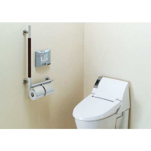 lixil inax toilet handrail km type with paper roller left specification crie dark kf-m10wl/ld
