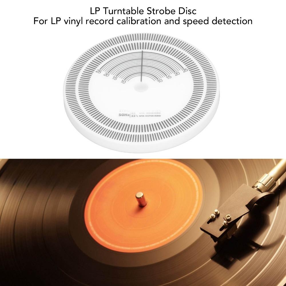 33RPM Compatible Stroboscope Mat 45RPM Compatible Calibration Tachometer Strobe Disc  For Turntable