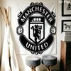 Man Utd B Wall Hanging Printed Fabric Blanket Decorative Tapestries for Bedroom Living Room Home Decor